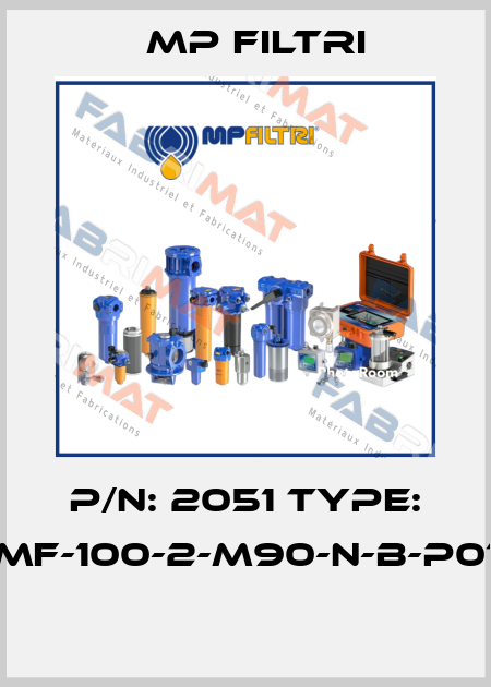 P/N: 2051 Type: MF-100-2-M90-N-B-P01  MP Filtri