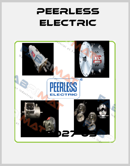 D16027-03 Peerless Electric