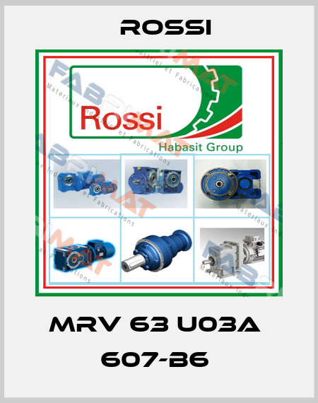 MRV 63 U03A  607-B6  Rossi