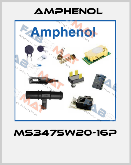 MS3475W20-16P  Amphenol