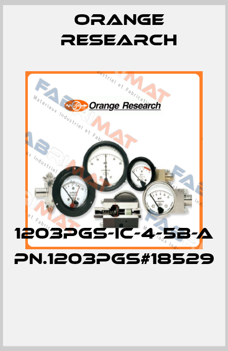 1203PGS-IC-4-5B-A PN.1203PGS#18529  Orange Research