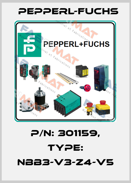 p/n: 301159, Type: NBB3-V3-Z4-V5 Pepperl-Fuchs