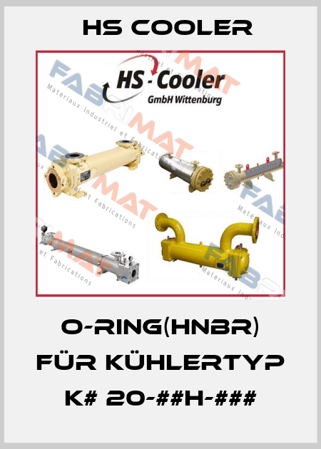 O-Ring(HNBR) für Kühlertyp K# 20-##H-### HS Cooler