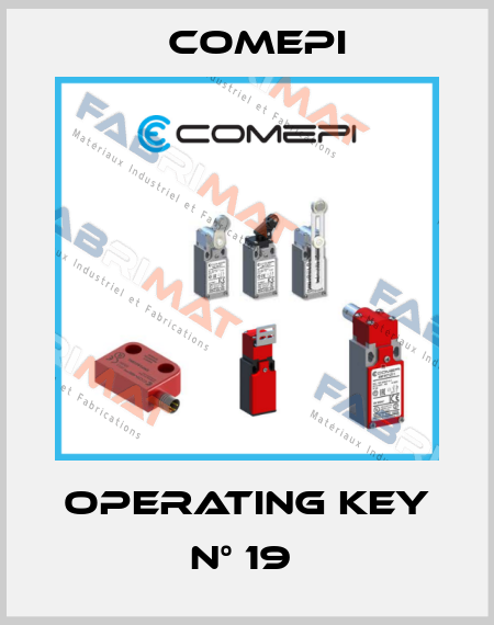 Operating key N° 19  Comepi