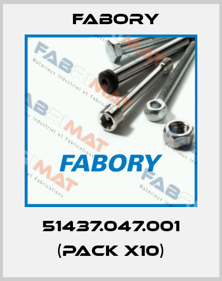 51437.047.001 (pack x10) Fabory
