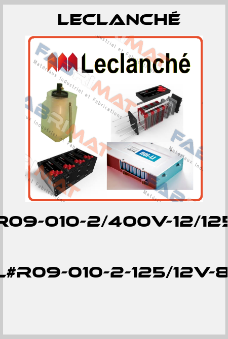 P/N#R09-010-2/400V-12/125VDC  MODEL#R09-010-2-125/12V-80/30A  Leclanché