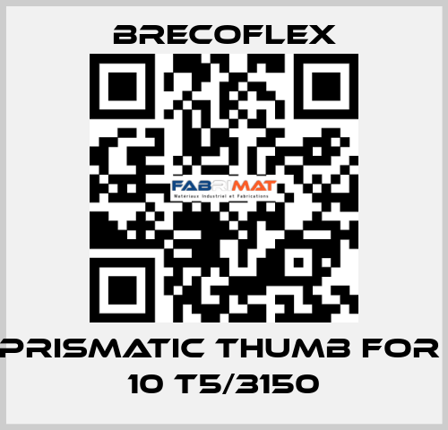 Prismatic thumb for  10 T5/3150 Brecoflex