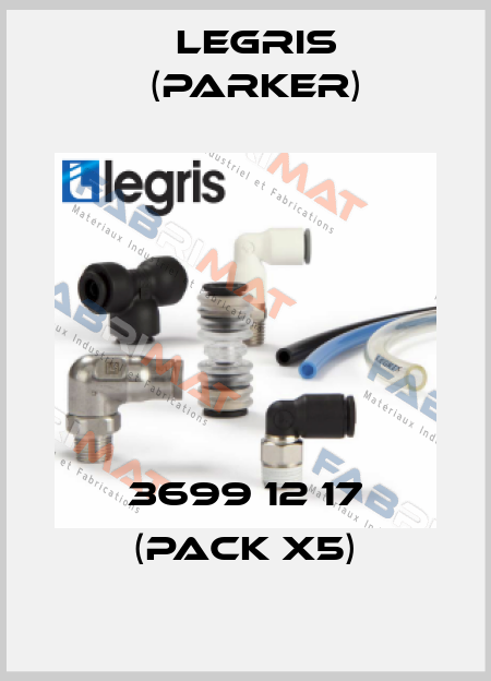 3699 12 17 (pack x5) Legris (Parker)