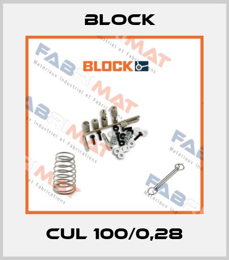 CUL 100/0,28 Block