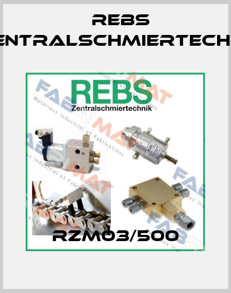 RZM03/500 Rebs Zentralschmiertechnik
