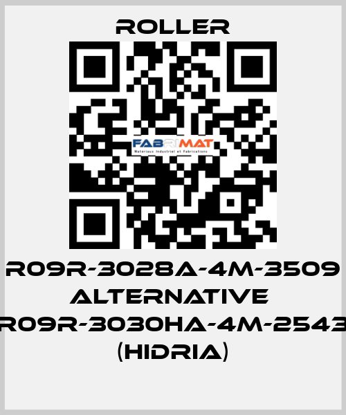 R09R-3028A-4M-3509 alternative  R09R-3030HA-4M-2543 (Hidria) Roller