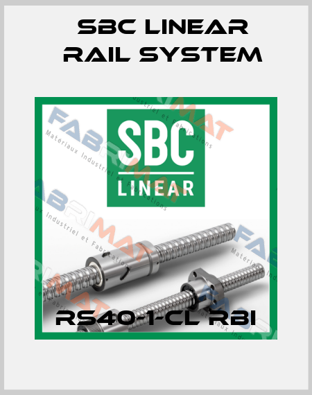 RS40-1-CL RBI SBC Linear Rail System