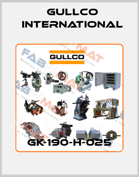 GK-190-H-025 Gullco International