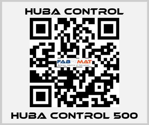 HUBA CONTROL 500 Huba Control