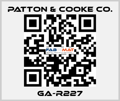 GA-R227 Patton & Cooke Co.