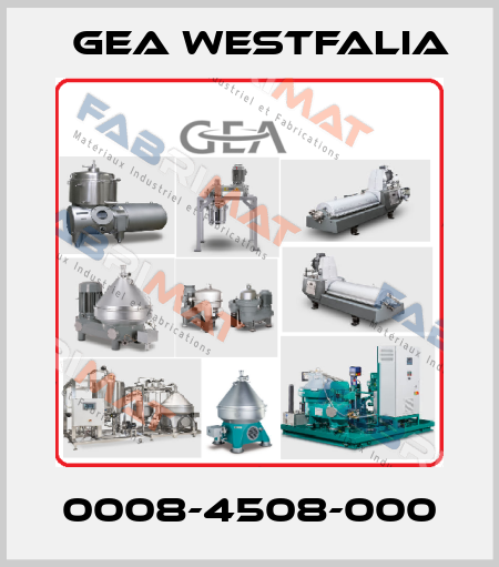 0008-4508-000 Gea Westfalia