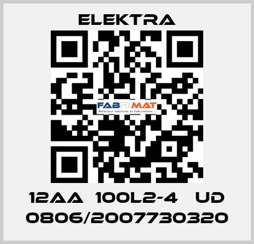 12AA  100L2-4   UD 0806/2007730320 ELEKTRA