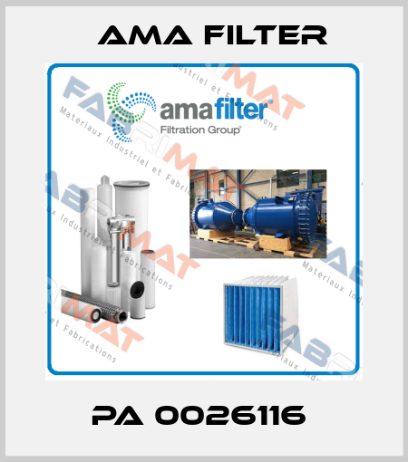 PA 0026116  Ama Filter
