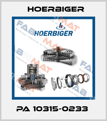 PA 10315-0233  Hoerbiger