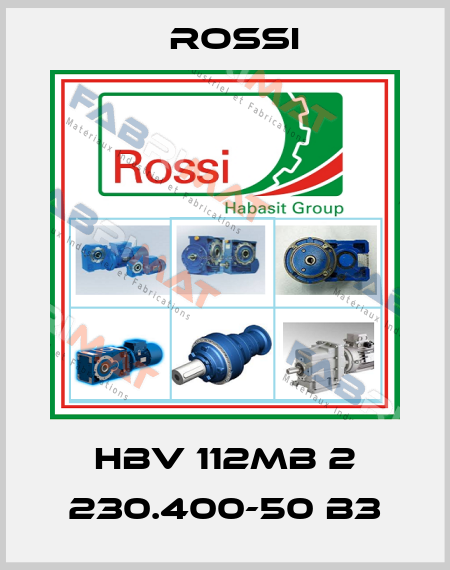 HBV 112MB 2 230.400-50 B3 Rossi