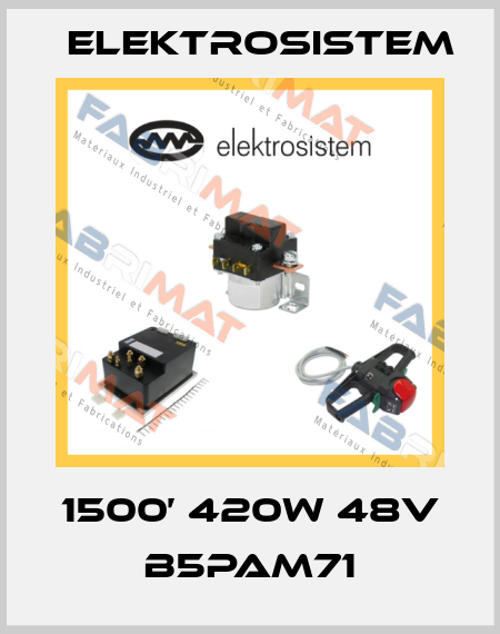 1500’ 420W 48V B5PAM71 Elektrosistem