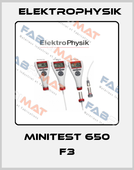 MiniTest 650 F3 ElektroPhysik