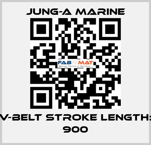 V-belt stroke length: 900 JUNG-A MARINE