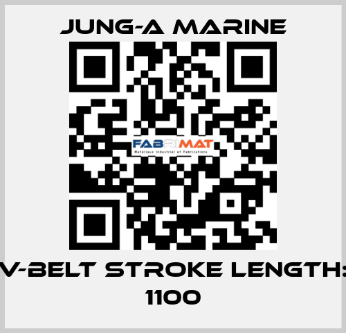 V-belt stroke length: 1100 JUNG-A MARINE