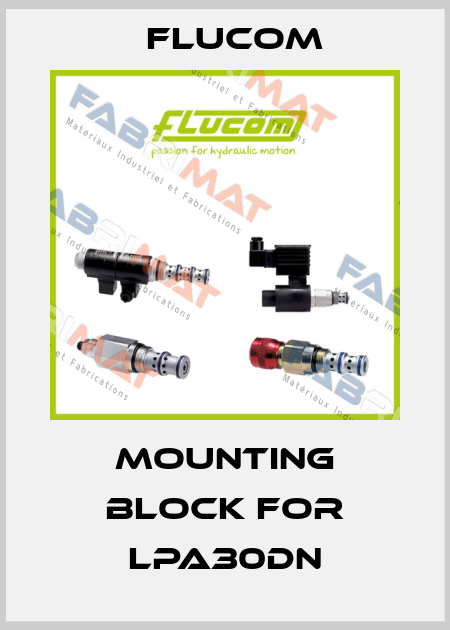 mounting block for LPA30DN Flucom