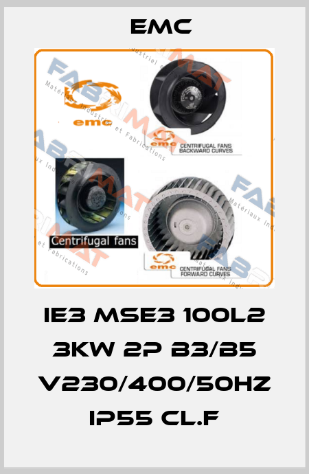 IE3 MSE3 100L2 3KW 2P B3/B5 V230/400/50HZ IP55 CL.F Emc