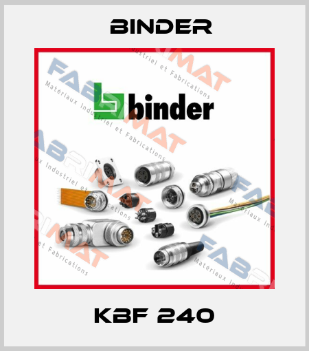 KBF 240 Binder