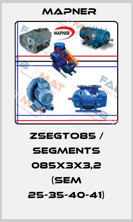 ZSEGTO85 / SEGMENTS 085x3x3,2 (SEM 25-35-40-41) MAPNER