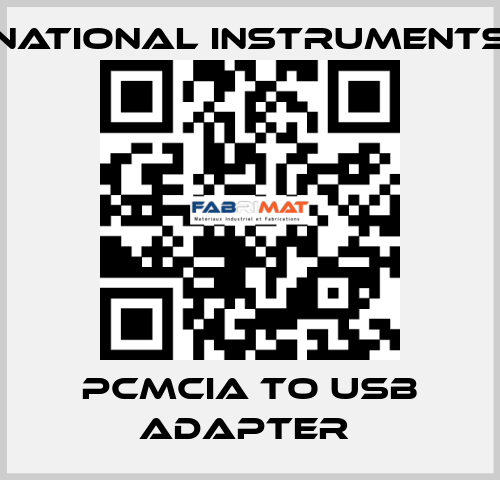PCMCIA TO USB ADAPTER  National Instruments