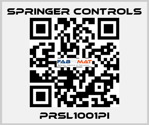 PRSL1001PI Springer Controls