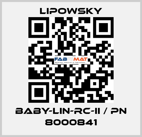 Baby-LIN-RC-II / PN 8000841 Lipowsky
