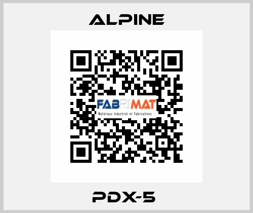 PDX-5  Alpine