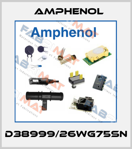 D38999/26WG75SN Amphenol