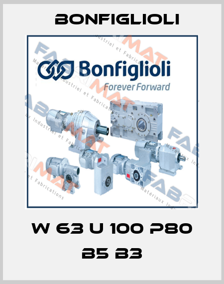 W 63 U 100 P80 B5 B3 Bonfiglioli
