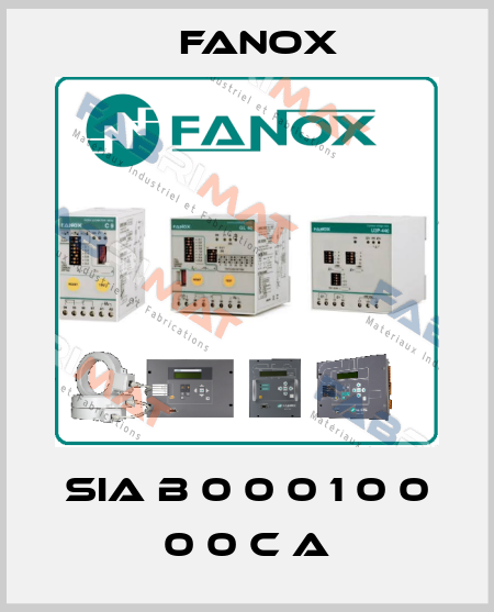 SIA B 0 0 0 1 0 0 0 0 C A Fanox