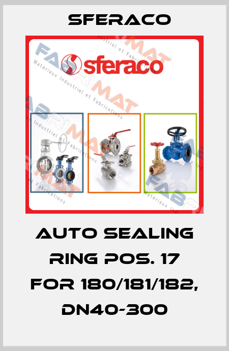 Auto sealing ring pos. 17 for 180/181/182, DN40-300 Sferaco