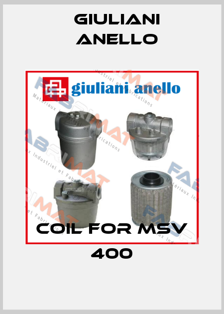 coil for MSV 400 Giuliani Anello
