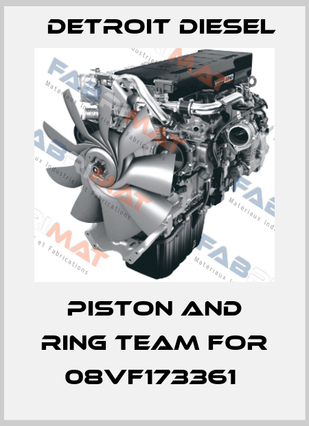 Piston and ring team for 08VF173361  Detroit Diesel