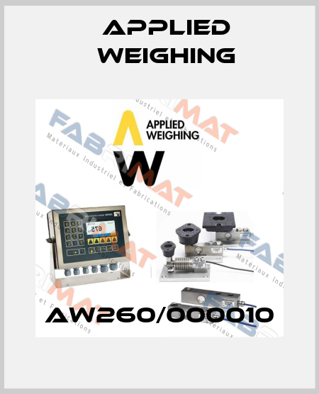 AW260/000010 Applied Weighing