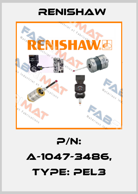 P/N: A-1047-3486, Type: PEL3 Renishaw