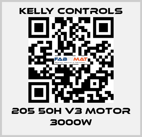 205 50H V3 Motor 3000W Kelly Controls