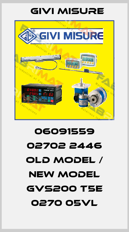 06091559 02702 2446 old model / new model GVS200 T5E 0270 05VL Givi Misure