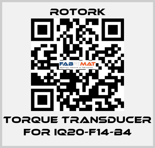 torque transducer for IQ20-F14-B4 Rotork