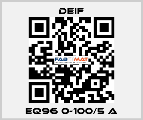 EQ96 0-100/5 A Deif