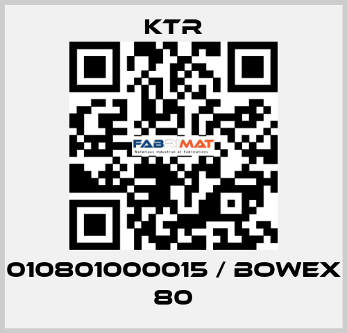 010801000015 / BoWex 80 KTR
