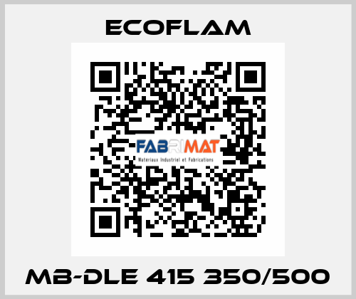 MB-DLE 415 350/500 ECOFLAM